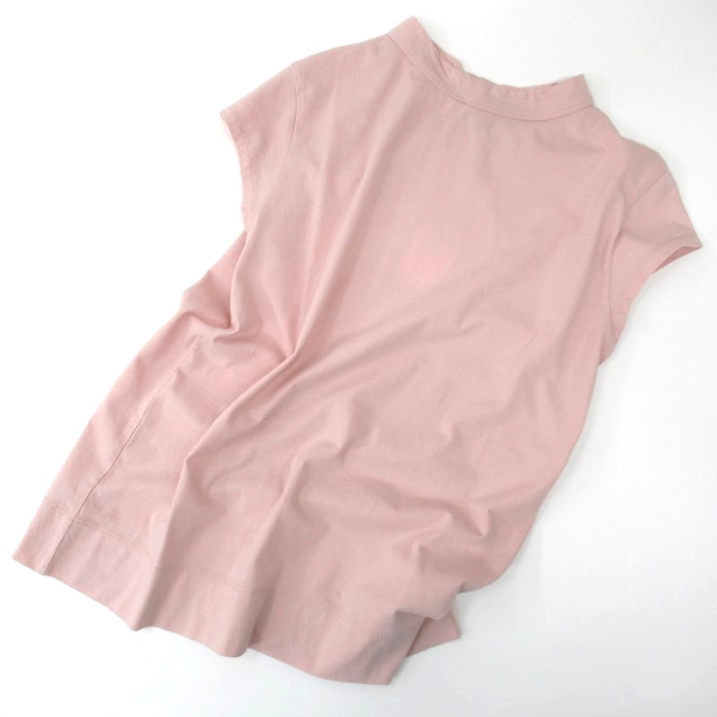 LAITERIE  USE天竺フレンチスリーブプルオーバー /PALE PK 【日本製】